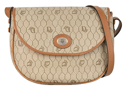 Honeycomb Crossbody, &pound;250, Handbags, Beige, PVC, Front view
